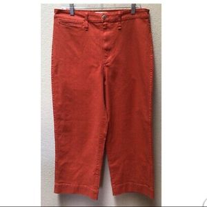 Madewell Slim Emmett Wide Leg Crop Pants